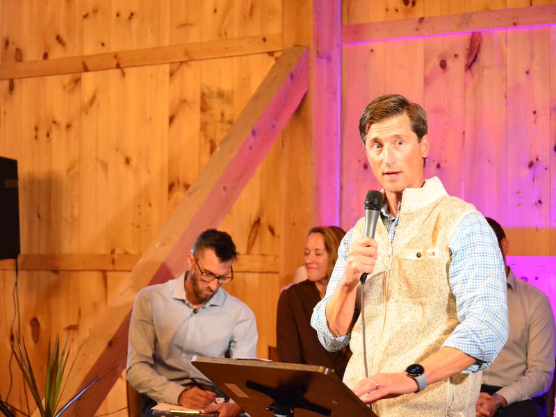 Mike Hinkle speaking at Proximity No. 1