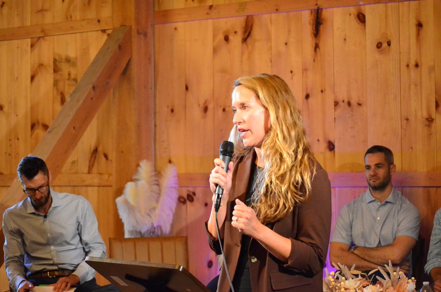 Brooke Schnorr speaking